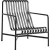Hay - Poltrona bassa Palissade - Nero - Vernice epossidica - Designer Ronan & Erwan Bouroullec
