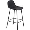 Muuto - Sedia da bar Fiber - Nero - Materiale composito riciclato - Designer Iskos-Berlin