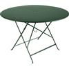 Fermob - Tavolo rotondo Bistro - Verde - Acciaio verniciato - Designer Frédéric Sofia