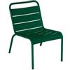 Fermob - Sedia lounge Luxembourg - Verde - Alluminio - Designer Frédéric Sofia