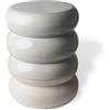 Pols Potten - Tavolino d'appoggio Tabouret céramique - Bianco - Ceramica