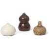Ferm Living - Set di 3 mini vasi Vases - Multicolore - Ceramica
