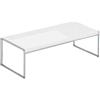 Kartell - Tavolino Trays - Bianco - Acciaio cromato - Designer Piero Lissoni