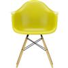 Vitra - Poltrona Eames Plastic Armchair - Giallo - Acero massiccio - Designer Charles & Ray Eames