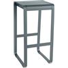 Fermob - Sgabello bar Bellevie - Grigio - alluminio verniciato - Designer Pagnon & Pelhaître