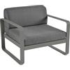 Fermob - Poltrona imbottita Bellevie - Grigio - Tessuto acrilico - Designer Pagnon & Pelhaître