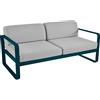 Fermob - Divano da giardino imbottito Bellevie - Grigio - Tessuto acrilico - Designer Pagnon & Pelhaître