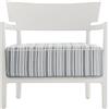 Kartell - Poltrona imbottita Cara - Verde - Tessuto outdoor - Designer Sergio Schito