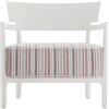 Kartell - Poltrona imbottita Cara - Rosso - Tessuto outdoor - Designer Sergio Schito