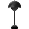 tradition &tradition - Lampada da tavolo FlowerPot - Nero - Alluminio laccato - Designer Verner Panton