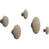Muuto - Appendiabiti The dots - Legno naturale - Rovere - Designer Lars Tornoe