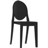 Kartell - Sedia impilabile Ghost - Nero - policarbonato 2,0 - Designer Philippe Starck