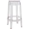 Kartell - Sgabello alto impilabile Ghost - Trasparente - policarbonato - Designer Philippe Starck