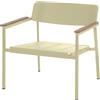 Emu - Poltrona bassa Shine - Beige - Teck - Designer Arik Levy