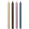 Ferm Living - Set di 4 Bougeoirs - Multicolore - Stearina vegetale - Designer Trine Andersen