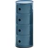 Kartell - Portaoggetti Componibili - Blu - ABS - Designer Anna Castelli Ferrieri