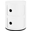 Kartell - Portaoggetti Componibili - Bianco - Tecnopolimero termoplastico riciclato - Designer Anna Castelli Ferrieri