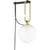 Artemide - Applique con presa nh - Oro - Ottone spazzolato - Designer Neri & Hu