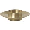 Ferm Living - Portacandela Block - Metallo - Ottone spazzolato - Designer Trine Andersen