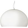 Kartell - Sospensione FL/Y - Bianco - PMMA colorato in massa - Designer Ferruccio Laviani