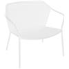 Emu - Poltrona impilabile Darwin - Bianco - Acciaio verniciato - Designer LucidiPevere Studio