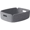 Muuto - Cestino Restore - Grigio - Feltro riciclato - Designer Mika Tolvanen