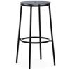 Normann Copenhagen - Sgabello bar Circa - Nero - Acciaio verniciato - Designer Simon Legald