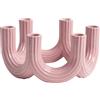 klevering & klevering - Candeliere Churros - Rosa - Ceramica