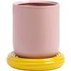 klevering & klevering - Vaso per fiori Churros - Rosa - Gres
