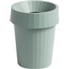 Hay - Cestino per la carta Shade - Verde - Polipropilene riciclabile - Designer Thomas Bentzen