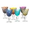 POLSPOTTEN - Bicchiere da vino Cutting - Multicolore - Vetro - Designer Pols Potten Studio