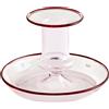 Hay - Portacandela Flare - Rosa - Vetro borosilicato tinto