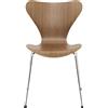 Fritz Hansen - Sedia impilabile Série 7 - Legno naturale - Compensato di noce - Designer Arne Jacobsen