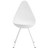 Fritz Hansen - Sedia Drop - Bianco - Plastica ABS - Designer Arne Jacobsen