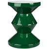 Pols Potten - Sgabello Zig Zag - Verde - Poliestere - Designer studio pp