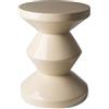 POLSPOTTEN - Sgabello Zig Zag - Beige - Poliestere laccato