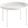 Hay - Tavolino d'appoggio Tulou - Bianco - Acciaio tubolare - Designer GamFratesi