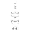 Muuto - Rosone E27 - Bianco - Polietilene