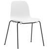 Normann Copenhagen - Sedia impilabile Form - Bianco - Acciaio laccato - Designer Simon Legald