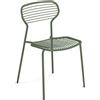 Emu - Sedia impilabile Apero - Verde - Acciaio verniciato - Designer Martin Drechsel