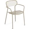 Emu - Poltrona impilabile Apero - Beige - Acciaio verniciato - Designer Martin Drechsel
