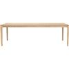 Ethnicraft - Tavolo rettangolare Bok - Legno naturale - Massello di quercia oliato - Designer Alain van Havre