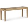 Ethnicraft - Panchina Bok - Legno naturale - Rovere massello - Designer Alain van Havre