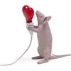 Seletti - Lampada da tavolo Animaux - Rosa - Resina - Designer Marcantonio