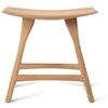 Ethnicraft - Sgabello Osso - Legno naturale - Rovere massello - Designer Grain & Green