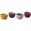 POLSPOTTEN - Set di 4 - 175 ml Marzocco - Multicolore - Ceramica smaltata - Designer Pols Potten Studio