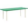 Hay - Tavolo rettangolare Two-Colour - Verde - Designer Muller Van Severen