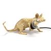 Seletti - Lampada da tavolo Animaux - Oro - Resina - Designer Marcantonio