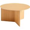 Hay - Tavolino Slit - Legno naturale - Impiallacciatura di rovere - Designer Hay Studio