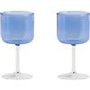 Hay - Bicchiere da vino tint - Blu - Vetro borosilicato